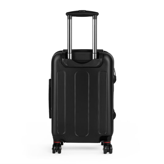Monogram Travel Suitcase with Luxe Brown Patterned Limited Edition Carry-On