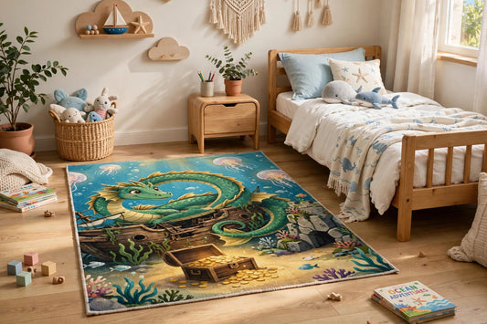 Guardian of the Reef — Rug — lifestyle photo