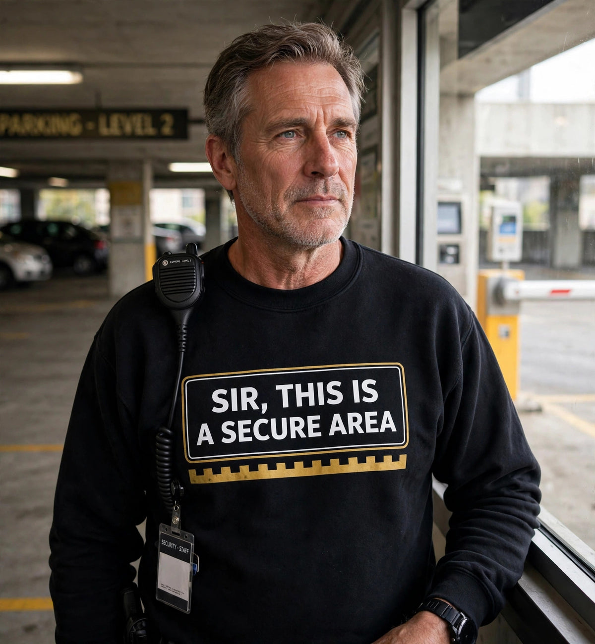Secure Area — Sweatshirt — lifestyle photo