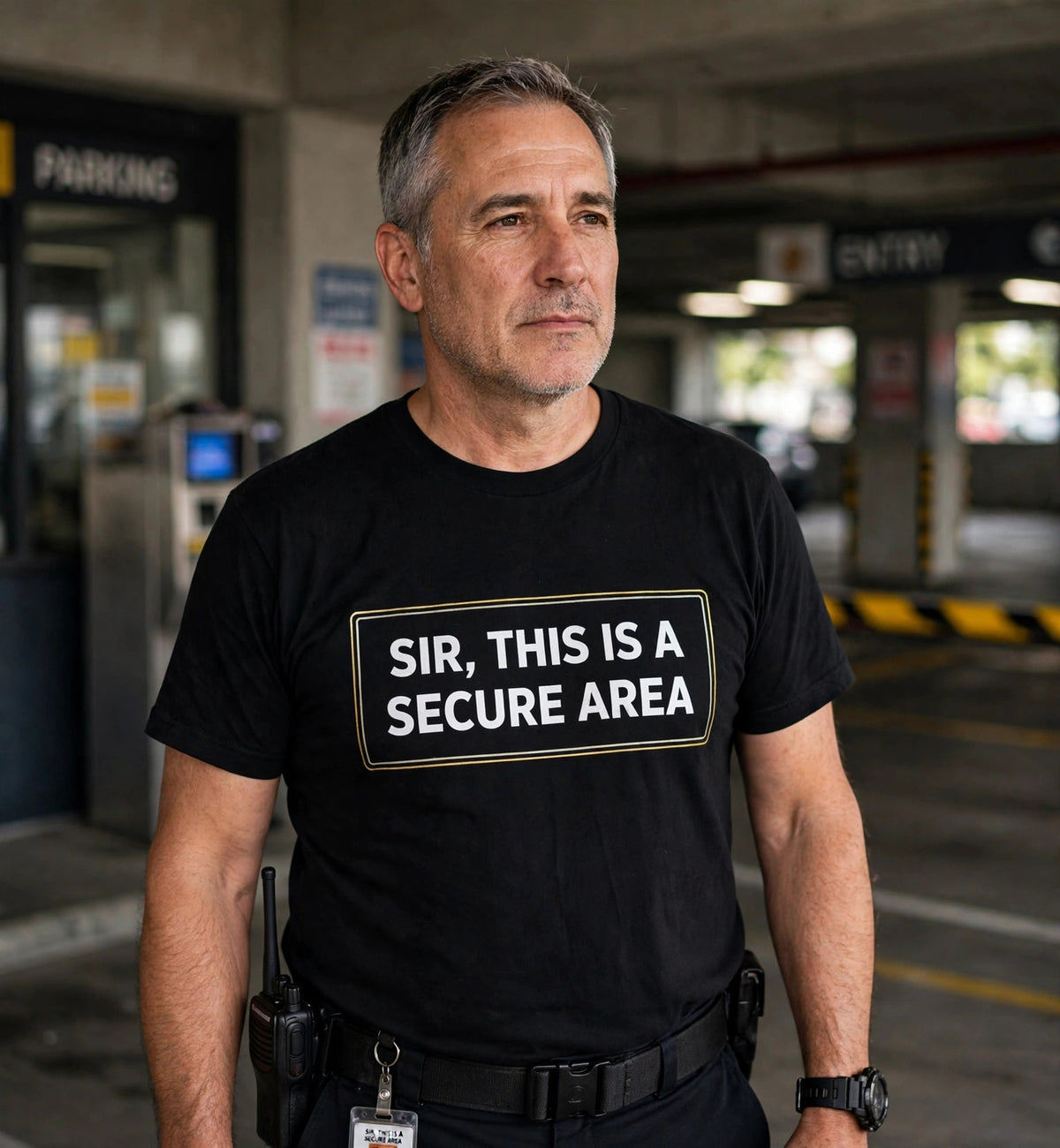 Secure Area — T-Shirt — lifestyle photo