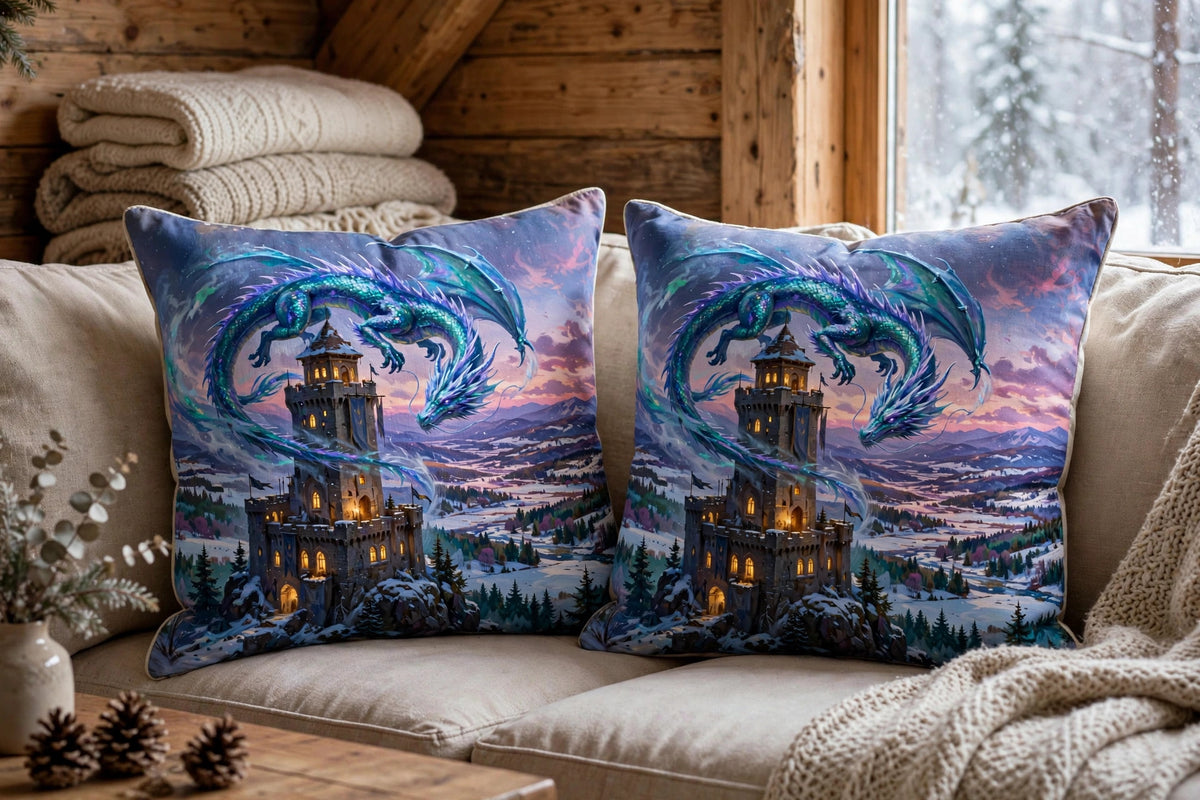 Winter 2026 — Cushion Covers (Frost Dragon) — lifestyle photo
