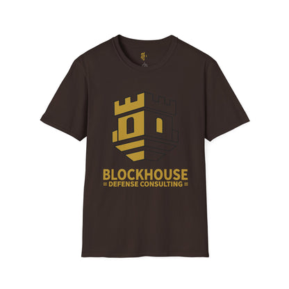 Blockhouse Defense Consulting T-Shirt with Castle Logo Tee