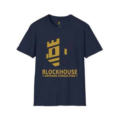 Blockhouse Defense Consulting T-Shirt with Castle Logo Tee