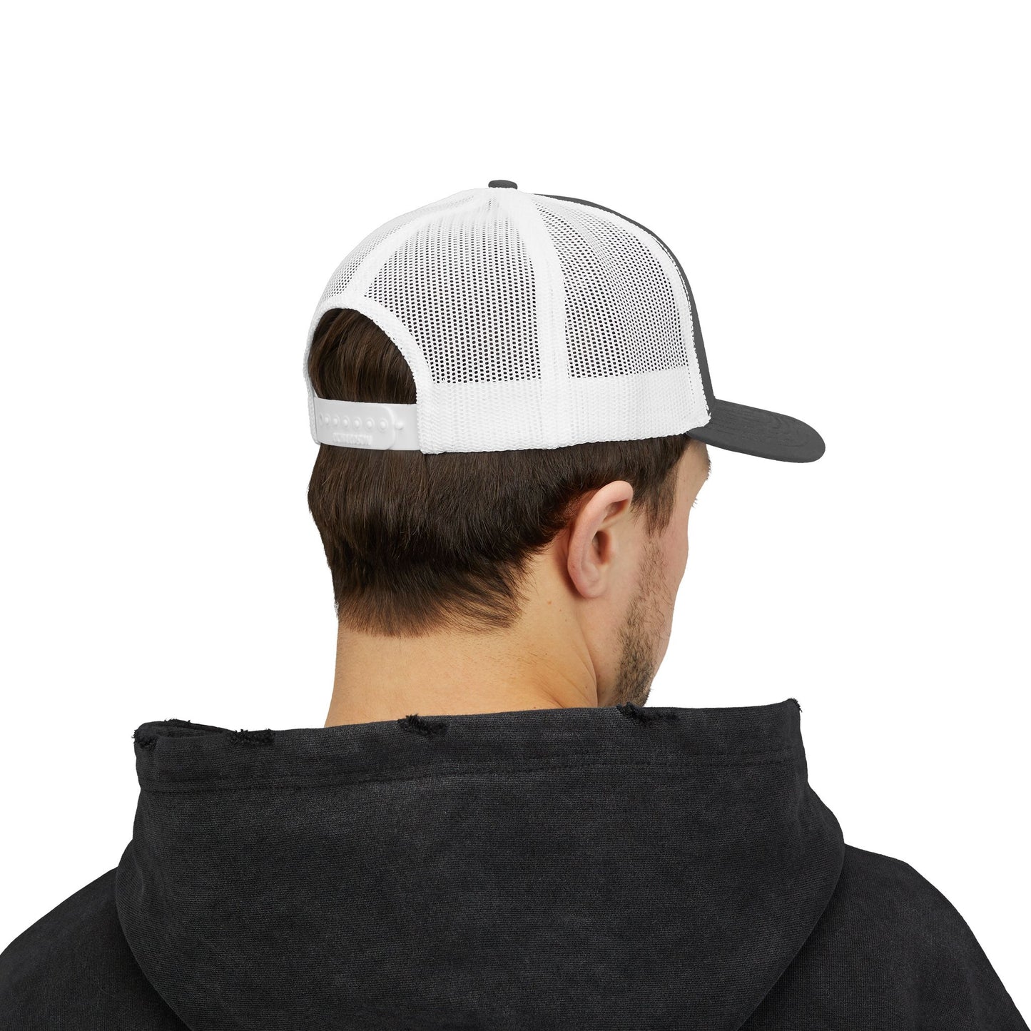 Trucker Cap with Gold Blockhouse Castle Embroidered Logo