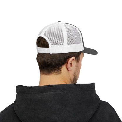 Trucker Cap with Gold Blockhouse Castle Embroidered Logo