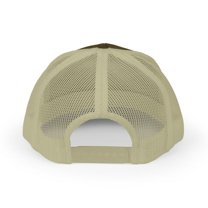 Trucker Cap with Gold Blockhouse Castle Embroidered Logo