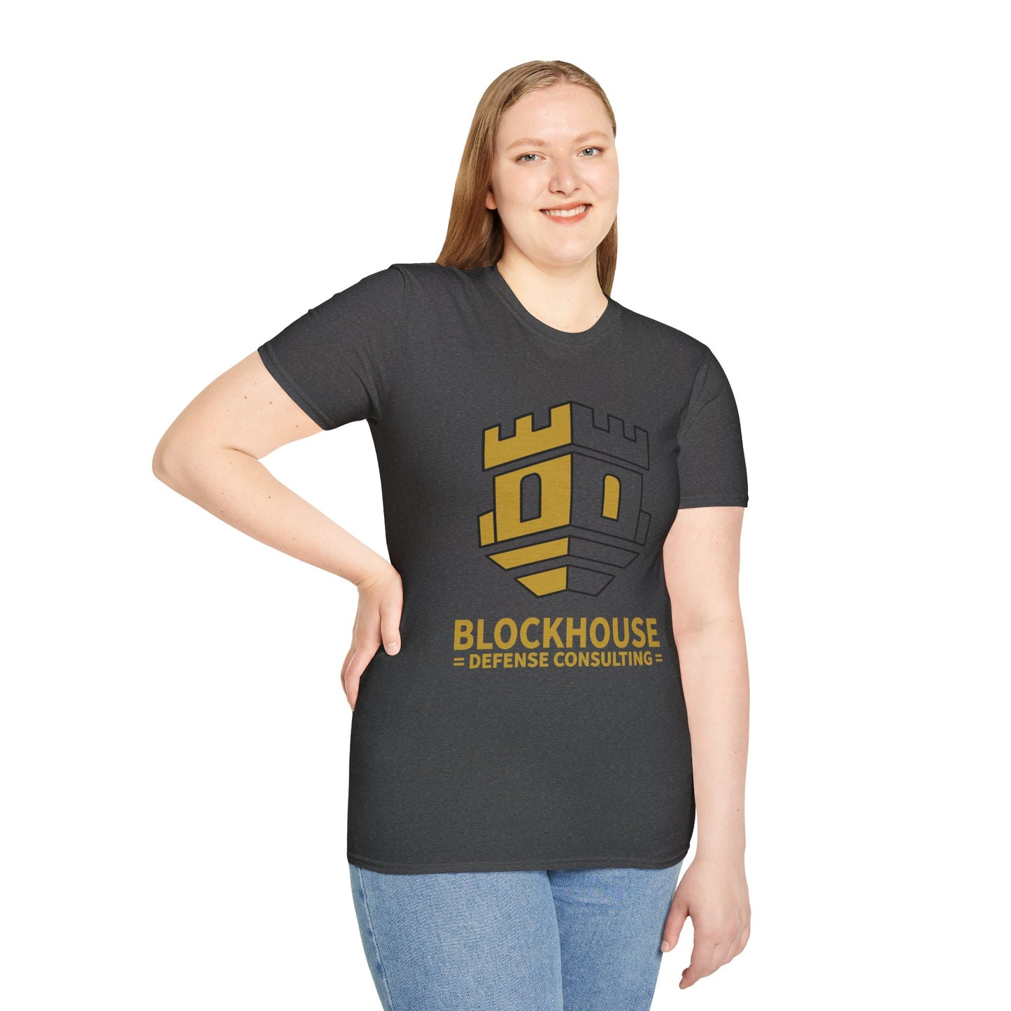 Blockhouse Defense Consulting T-Shirt with Castle Logo Tee