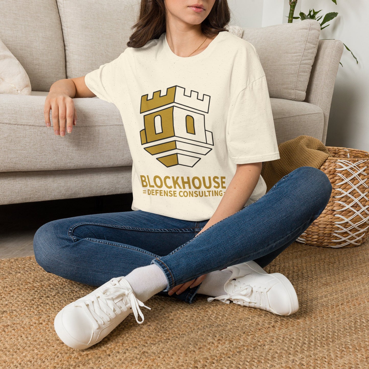Blockhouse Defense Consulting T-Shirt with Castle Logo Tee