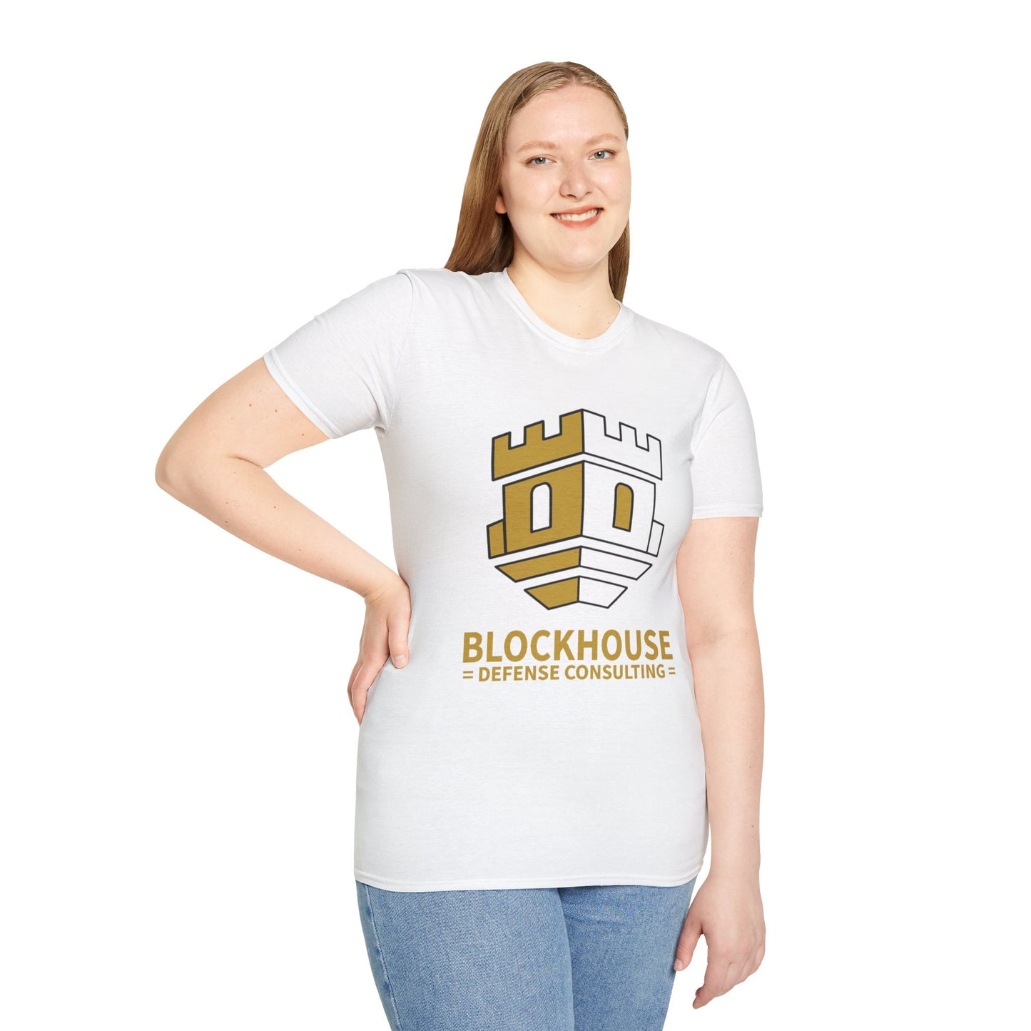 Blockhouse Defense Consulting T-Shirt with Castle Logo Tee