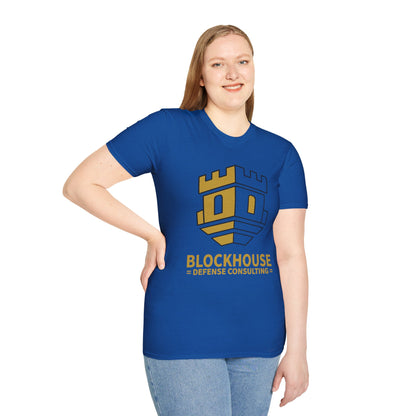 Blockhouse Defense Consulting T-Shirt with Castle Logo Tee