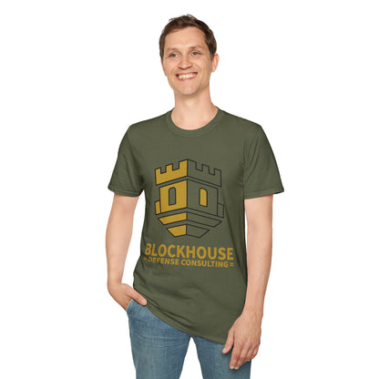 Blockhouse Defense Consulting T-Shirt with Castle Logo Tee