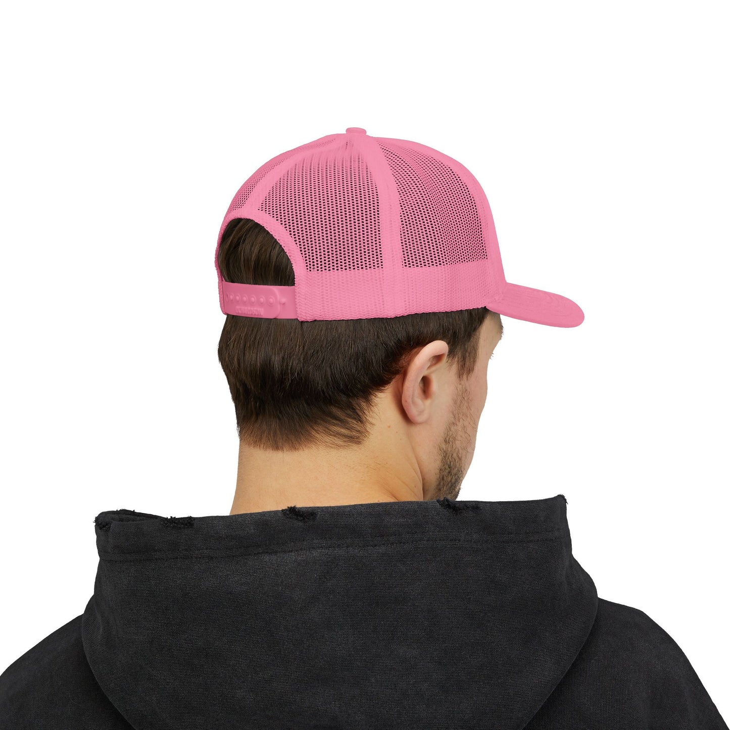 Trucker Cap with Gold Blockhouse Castle Embroidered Logo