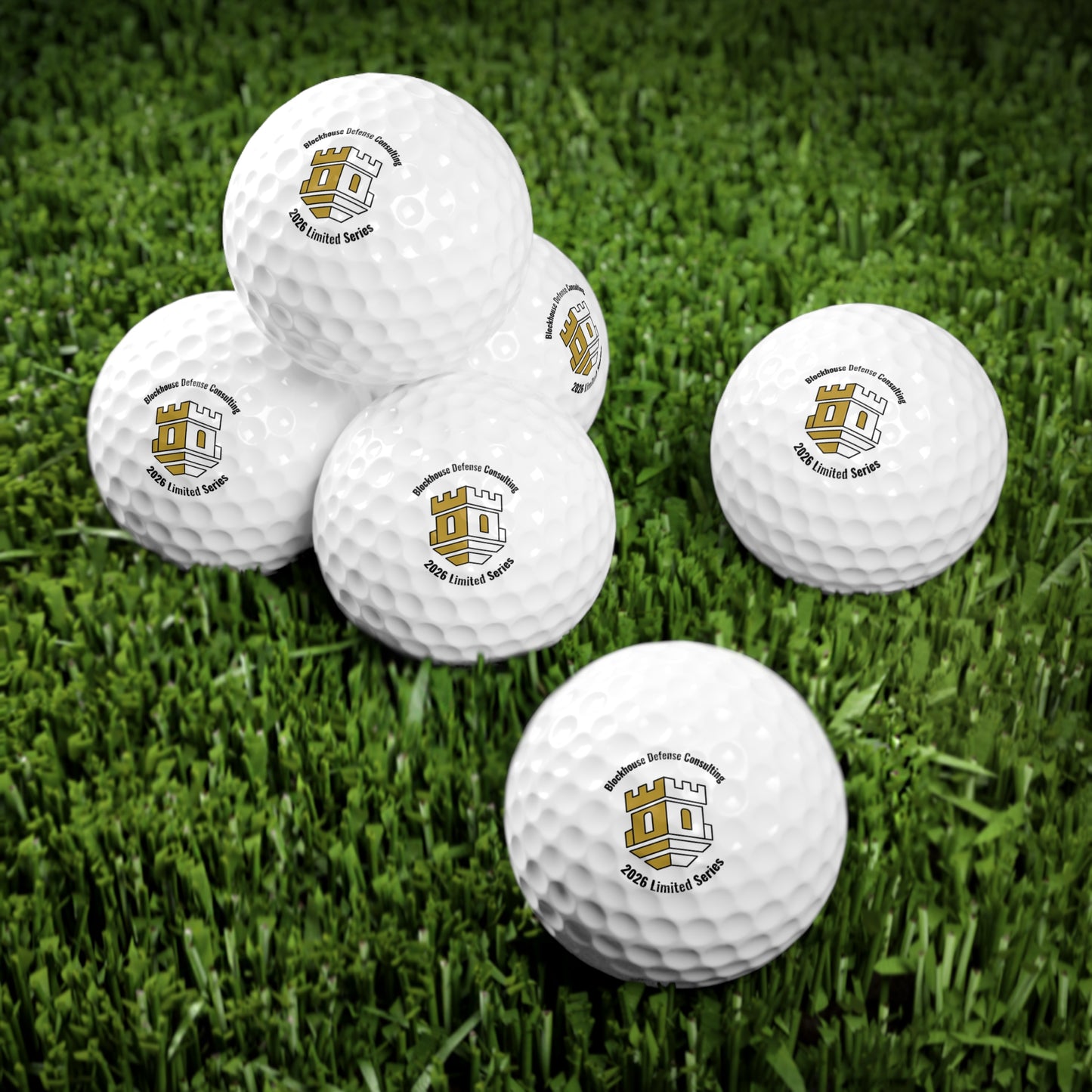 Blockhouse 2026 Limited Series Golf Balls, 6pcs