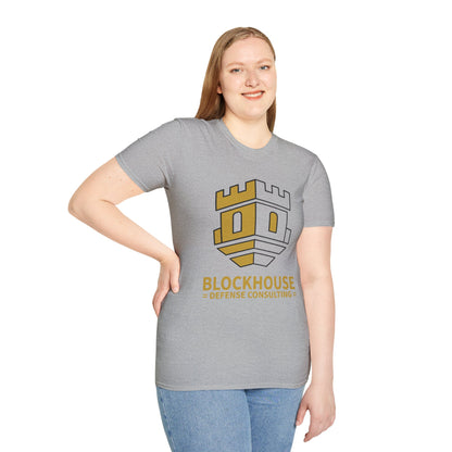 Blockhouse Defense Consulting T-Shirt with Castle Logo Tee