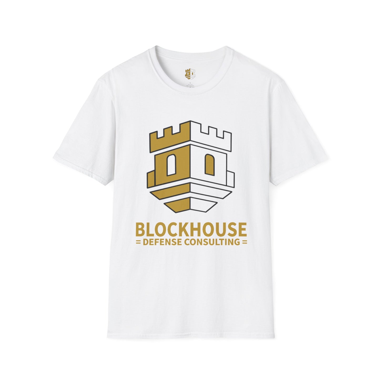 Blockhouse Defense Consulting T-Shirt with Castle Logo Tee
