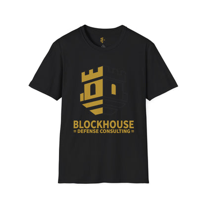 Blockhouse Defense Consulting T-Shirt with Castle Logo Tee