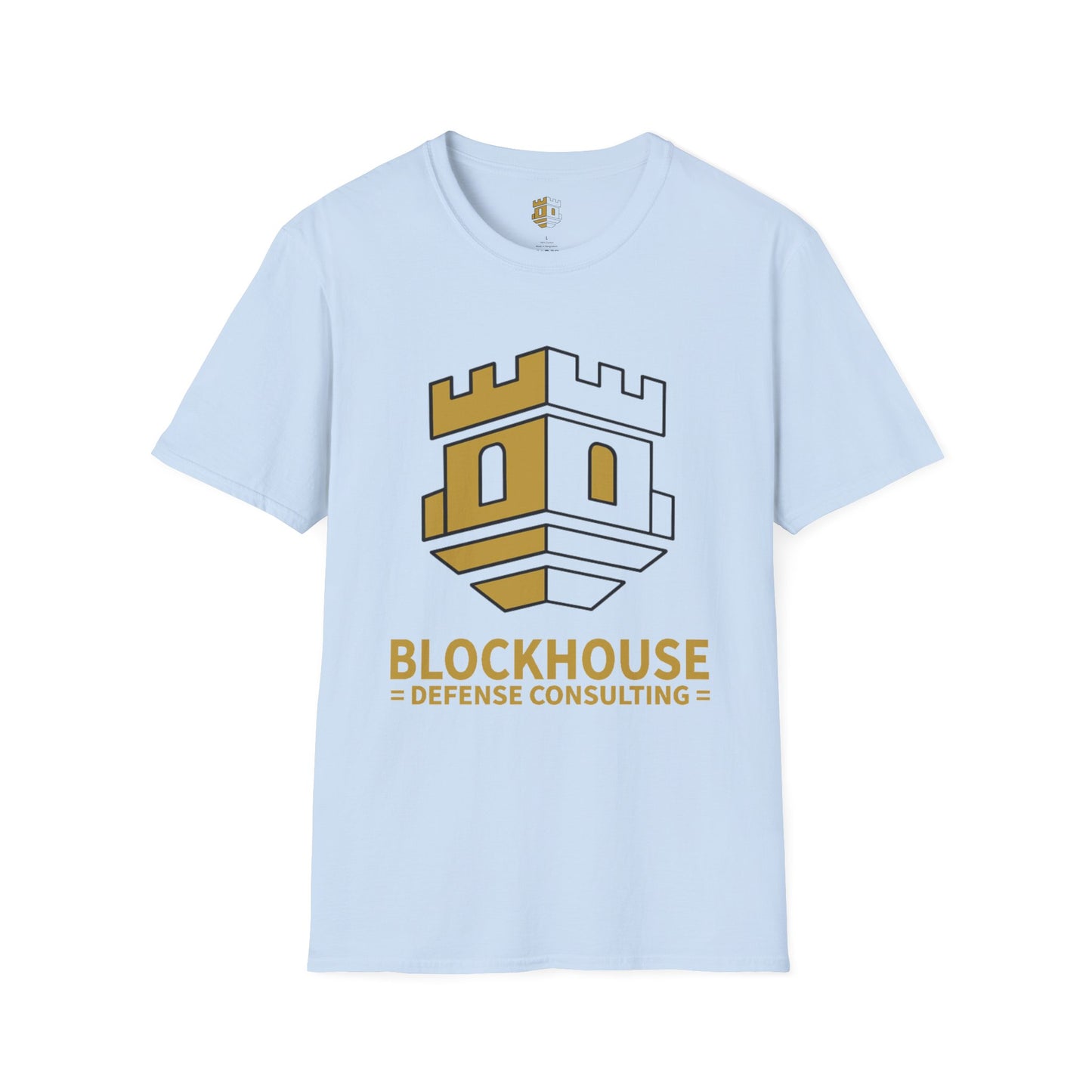 Blockhouse Defense Consulting T-Shirt with Castle Logo Tee