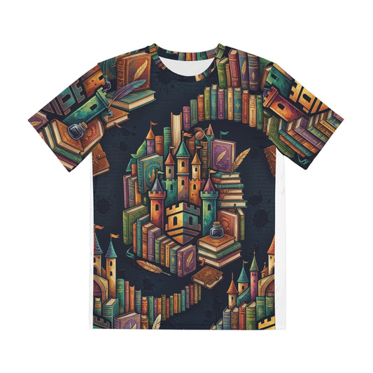 Blockhouse Fantasy Book Castle All-Over Print Tee