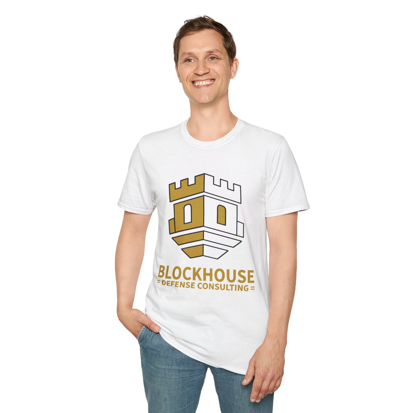 Blockhouse Defense Consulting T-Shirt with Castle Logo Tee