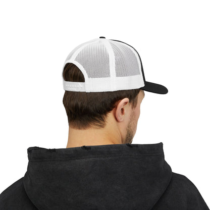 Trucker Cap with Gold Blockhouse Castle Embroidered Logo