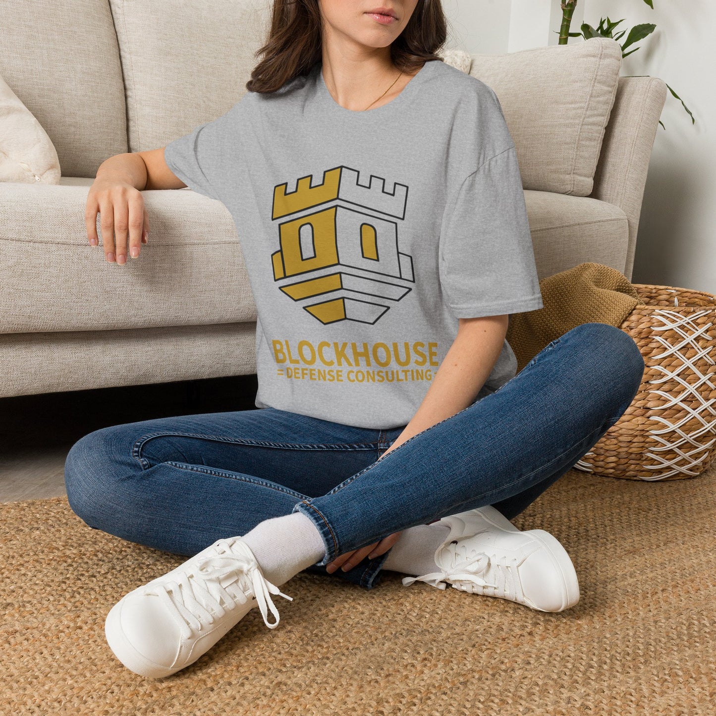 Blockhouse Defense Consulting T-Shirt with Castle Logo Tee