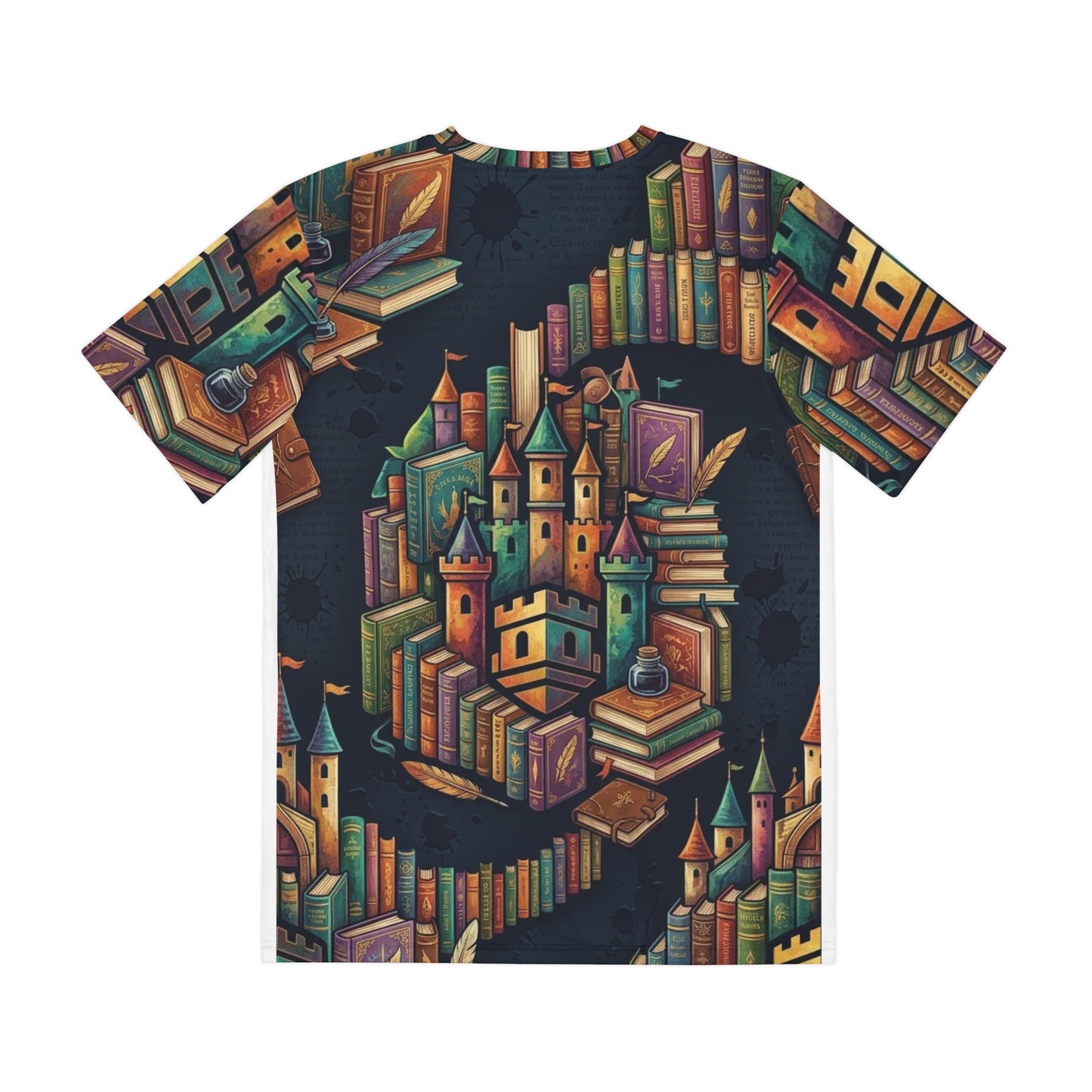 Blockhouse Fantasy Book Castle All-Over Print Tee