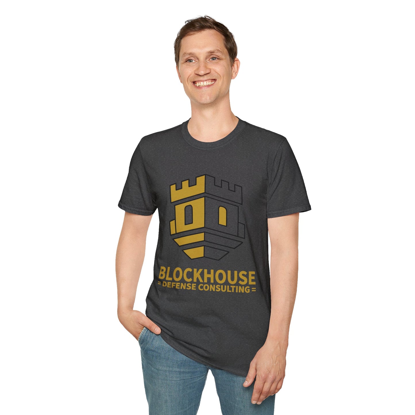 Blockhouse Defense Consulting T-Shirt with Castle Logo Tee