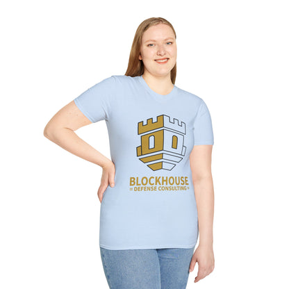 Blockhouse Defense Consulting T-Shirt with Castle Logo Tee