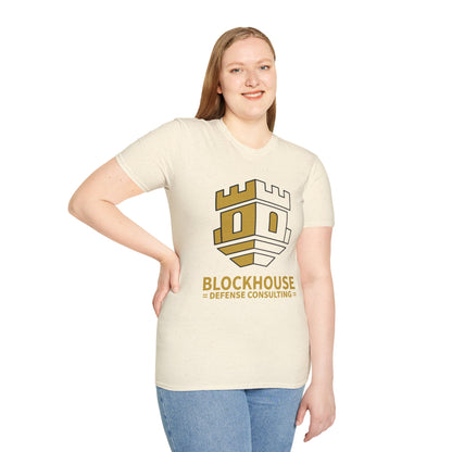 Blockhouse Defense Consulting T-Shirt with Castle Logo Tee
