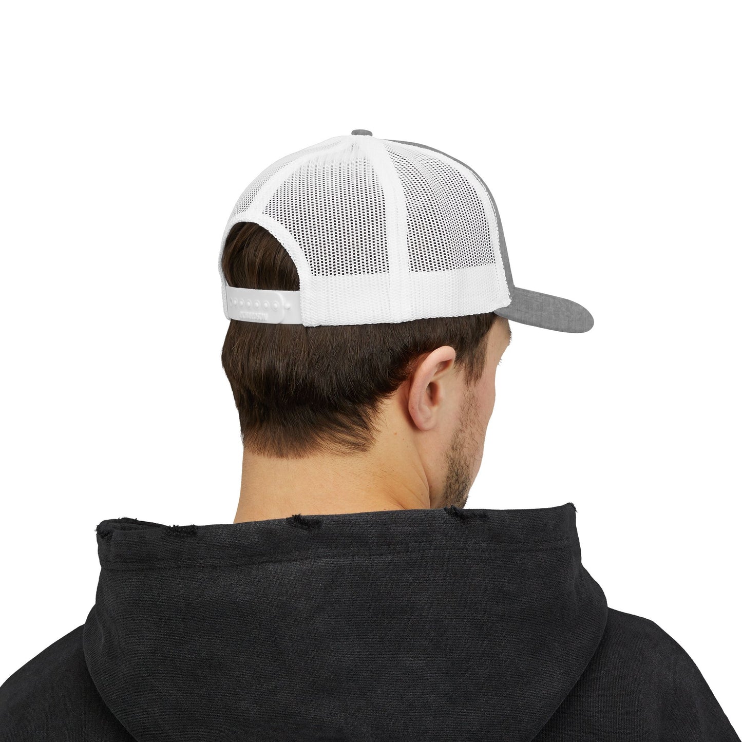Trucker Cap with Gold Blockhouse Castle Embroidered Logo