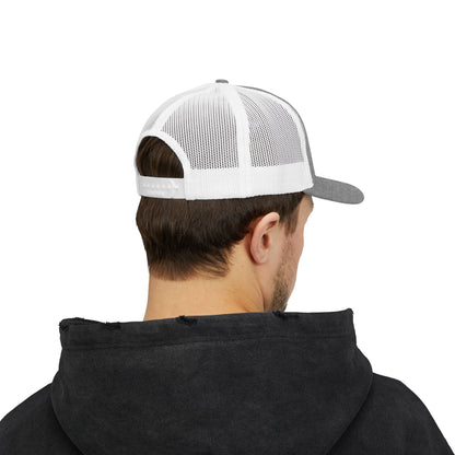 Trucker Cap with Gold Blockhouse Castle Embroidered Logo