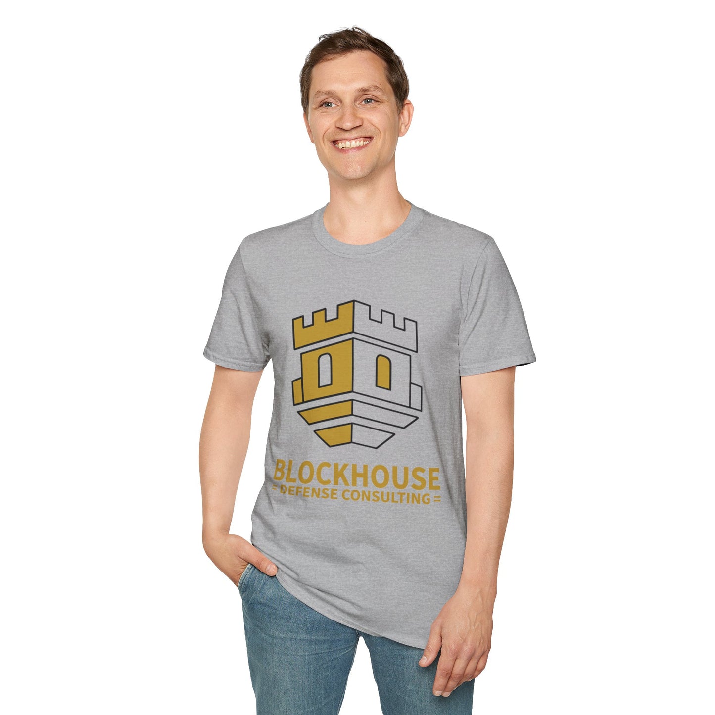 Blockhouse Defense Consulting T-Shirt with Castle Logo Tee