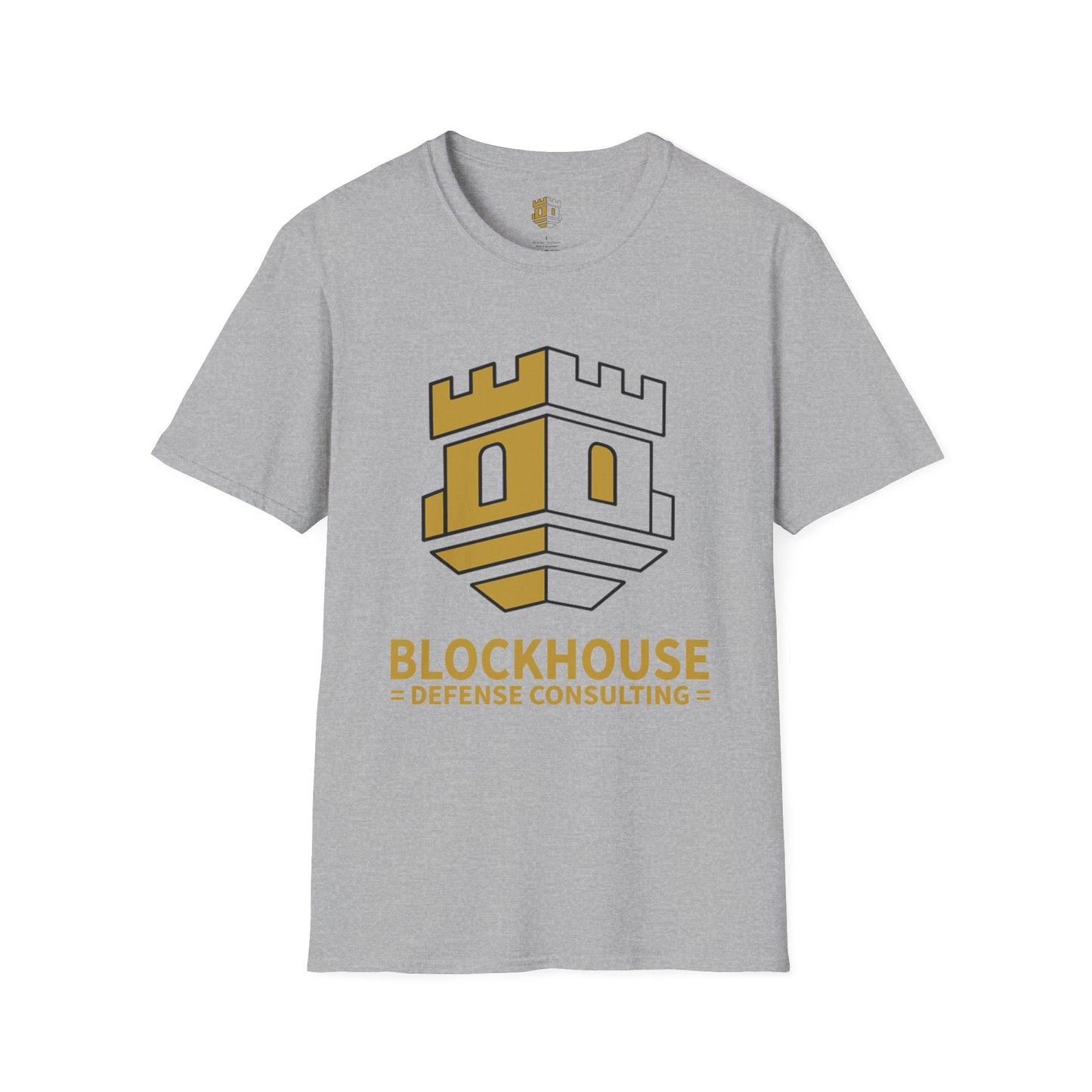 Blockhouse Defense Consulting T-Shirt with Castle Logo Tee