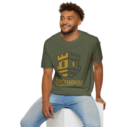 Blockhouse Defense Consulting T-Shirt with Castle Logo Tee