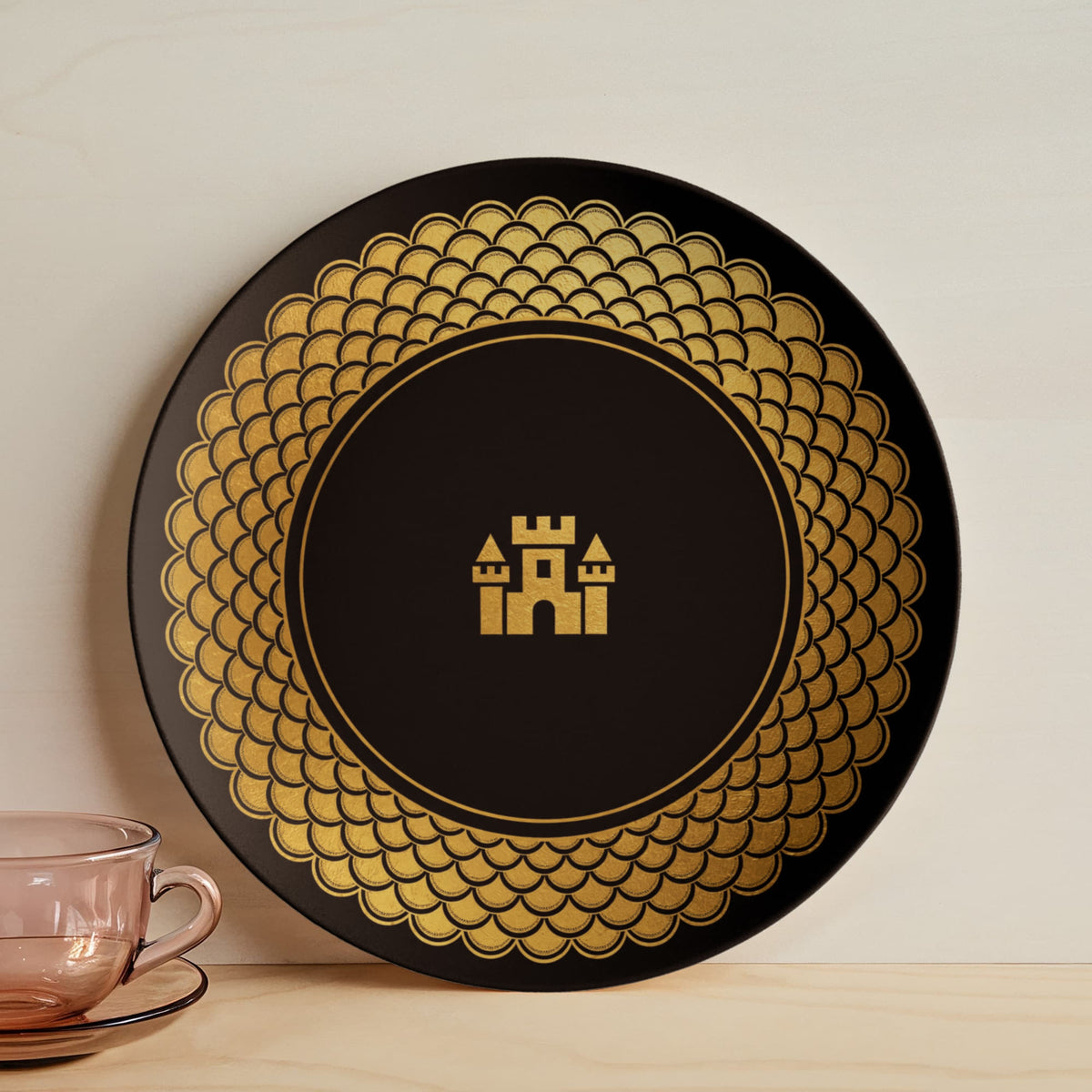 Blockhouse Plate — Dragon Scale — view 3