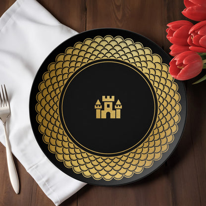 Blockhouse Plate — Dragon Scale — view 4