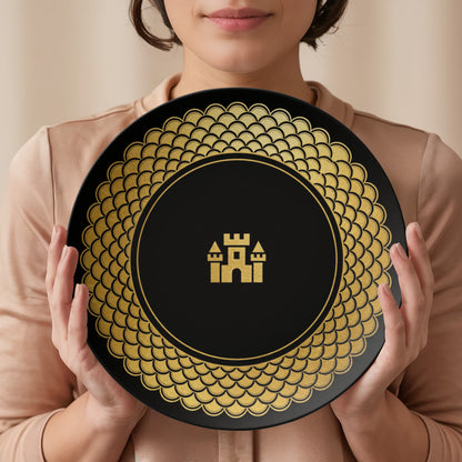 Blockhouse Plate — Dragon Scale — view 5