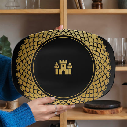 Blockhouse Platter — Dragon Scale — view 6