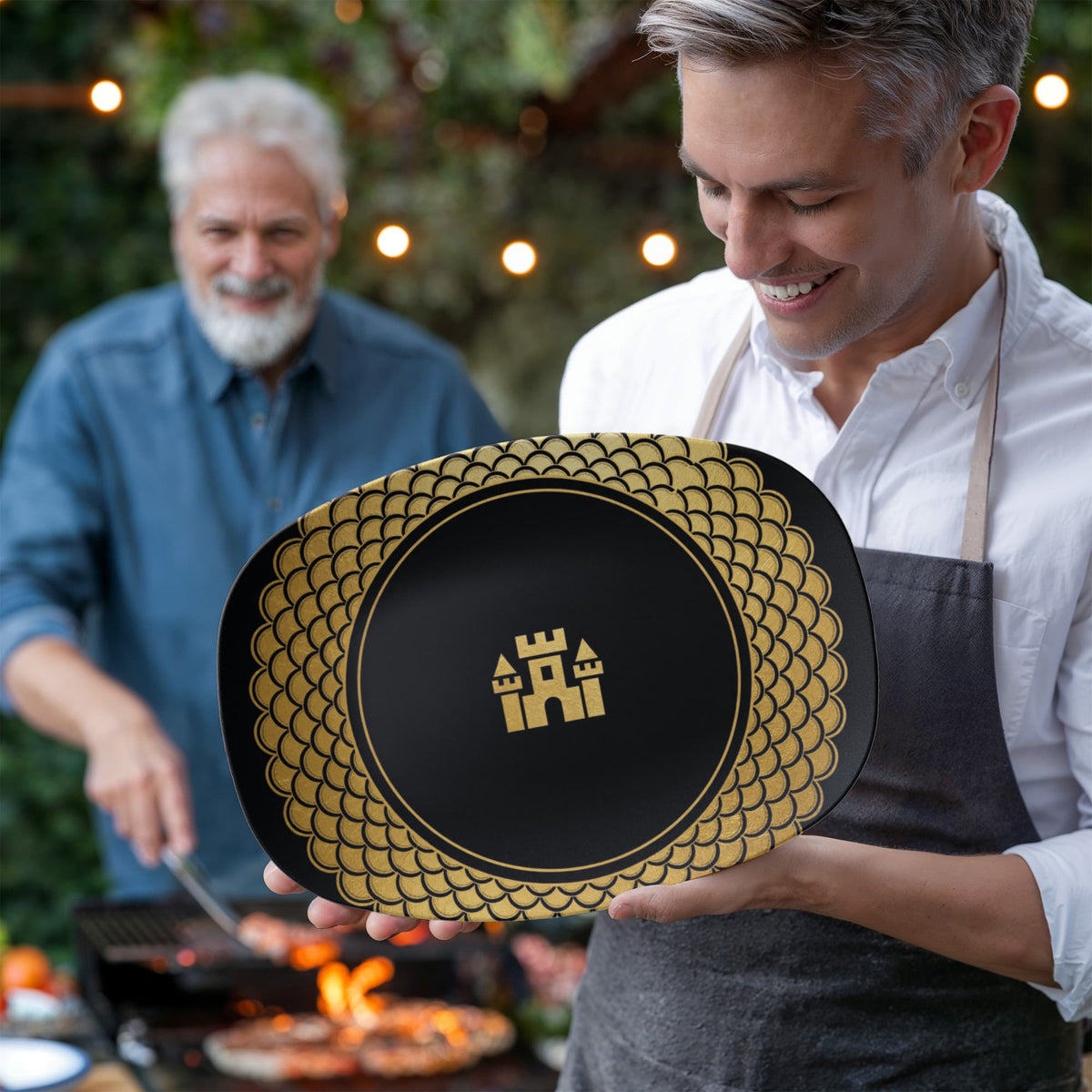Blockhouse Platter — Dragon Scale — view 4