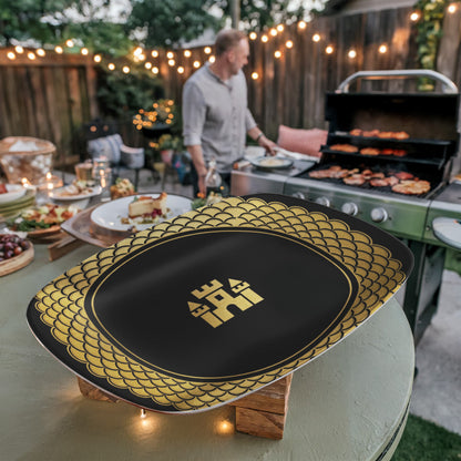 Blockhouse Platter — Dragon Scale — view 5