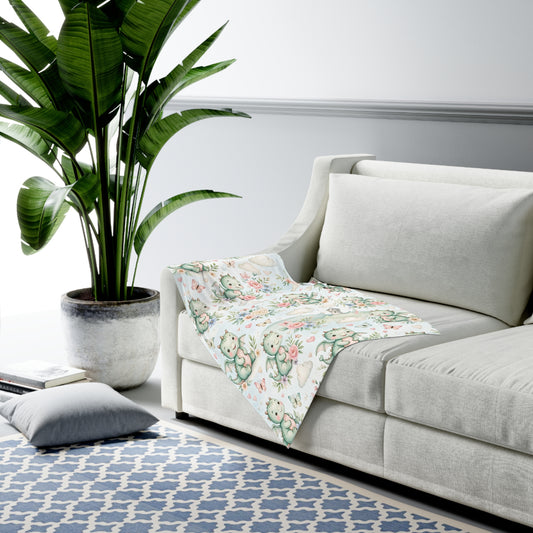 Befriend the Dragon — Baby Swaddle Blanket — alternate view 3