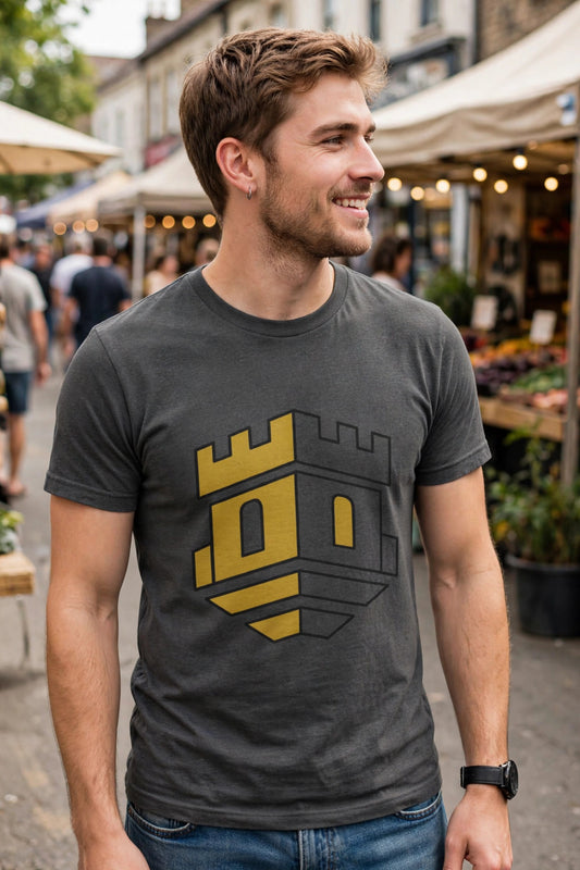 Blockhouse Castle Logo Tee — lifestyle photo