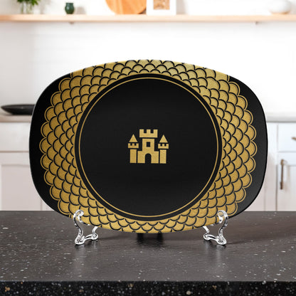 Blockhouse Platter — Dragon Scale — view 3