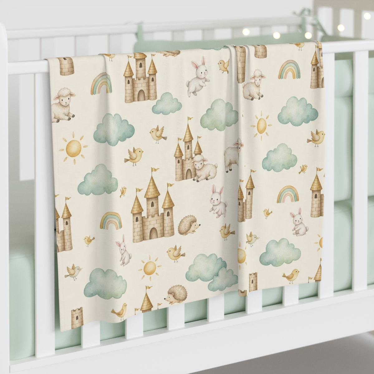 Castle Companions — Baby Swaddle Blanket — alternate view 2