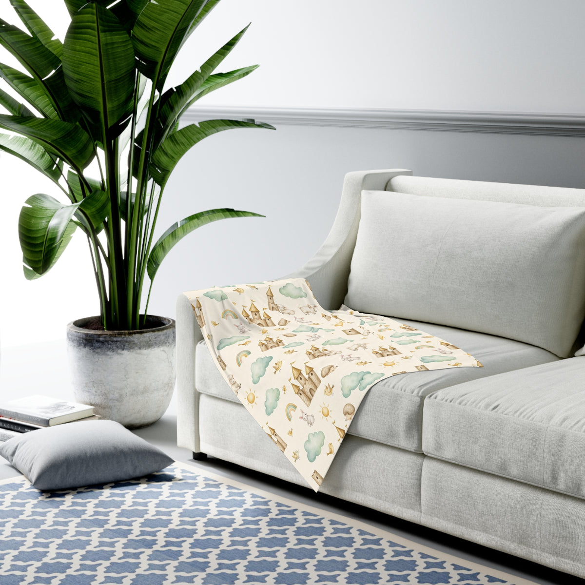 Castle Companions — Baby Swaddle Blanket — alternate view 3