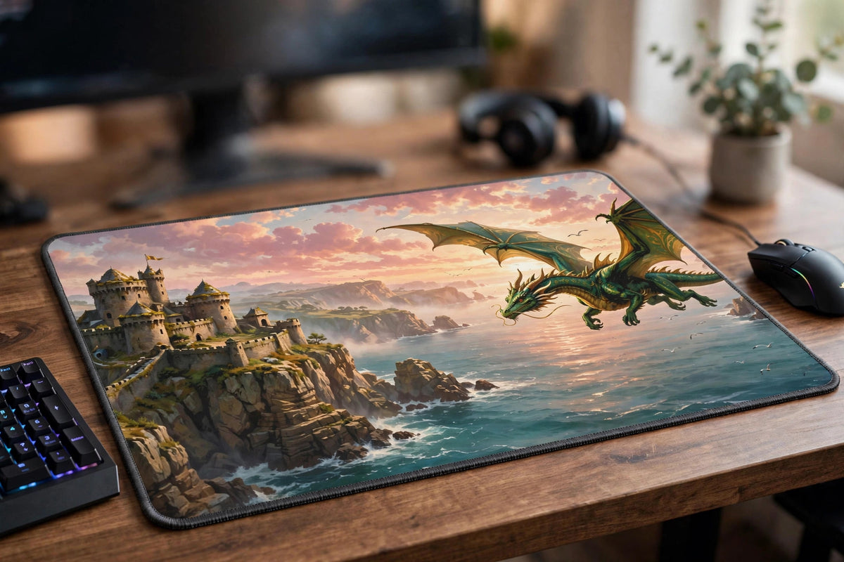 Dragon Guardian — Desk Mat — featured product photo