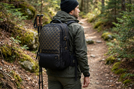 Dragon Scale Backpack — lifestyle photo