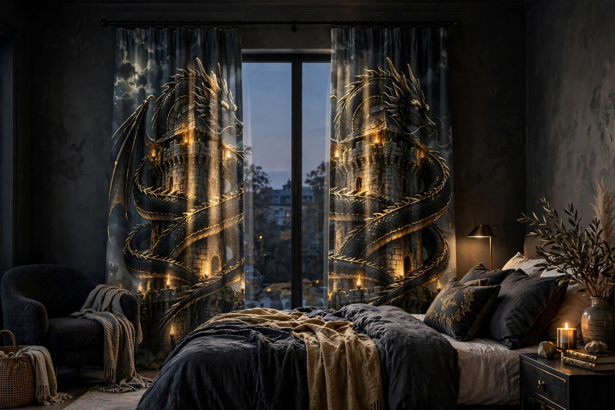 Dragon's Rest Curtains — front view