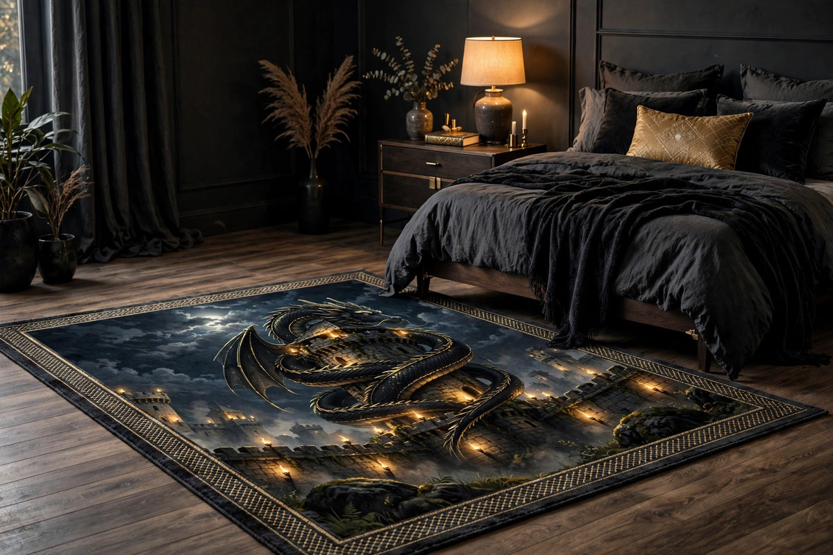 Dragon's Rest Rug — front view
