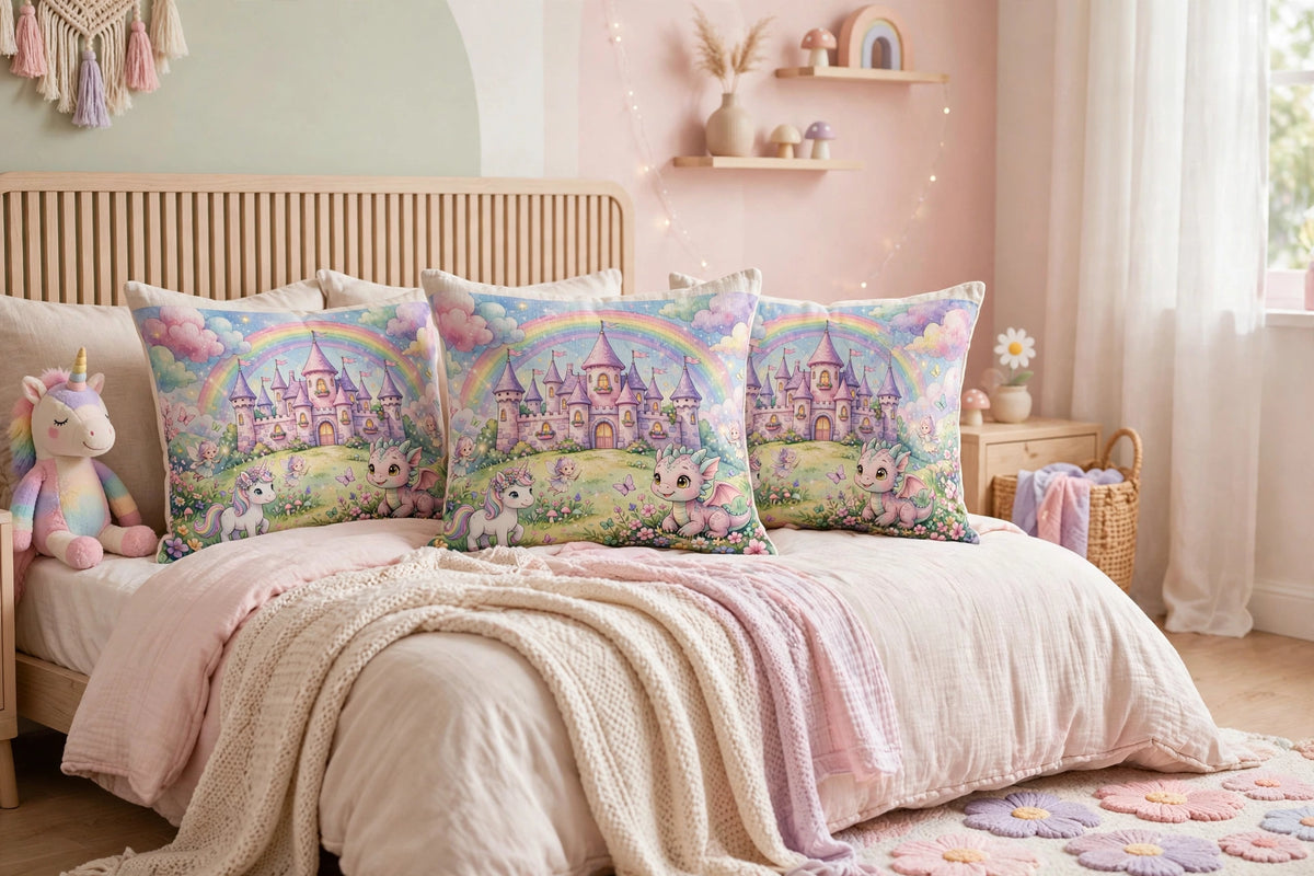 Fantasy Land Pillowcases — front view
